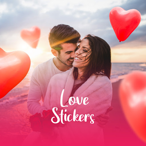 Android application Lovely Stickers screenshort