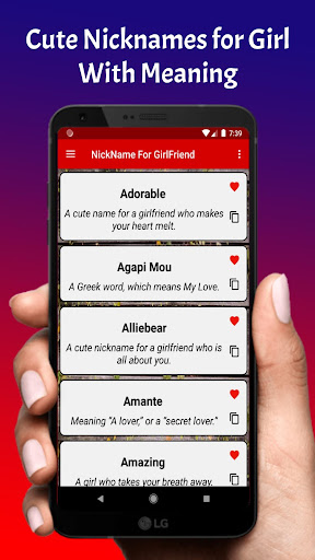 Nicknames for Girlfriend Girls Screen 2
