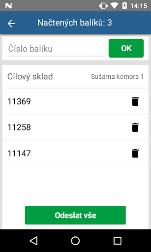2 MAX Přeskladnění balíků Screen 3