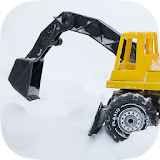 Heavy Snow Rescue Excavator 3D icon