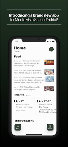 Android application Monte Vista School District screenshort