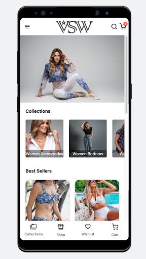 Android application VSW Fashion Store screenshort