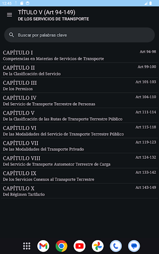 Ley de Transporte Terrestre screenshot 13