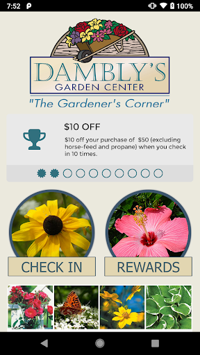 Android application Dambly's Garden Center screenshort