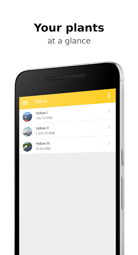 Android application My Yellow Door Energy screenshort