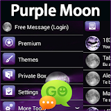 GO SMS Purple Moon icon