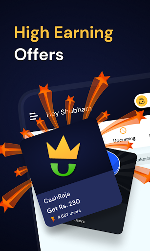 Android application CashRaja - Cash Earning App screenshort