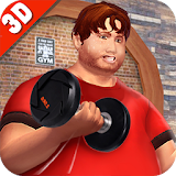 Fatboy Gym Workout: Fitness & Bodybuilding Games icon