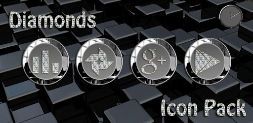 Diamonds Round Icon Pack