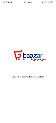 Android application GbaaZar Online Shopping screenshort