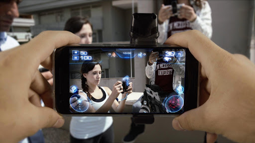 Android application Father.IO AR Laser Tag screenshort