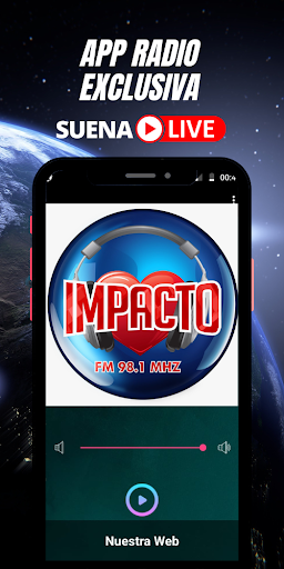 Android application Radio Impacto 98.1 screenshort
