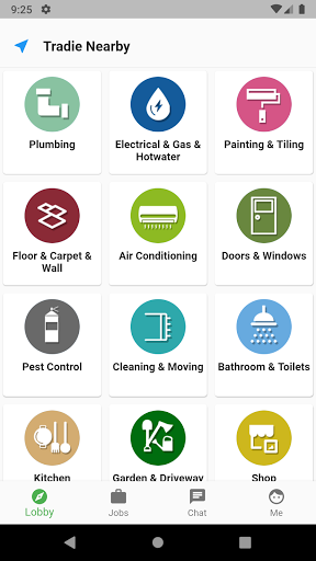 Android application BidWork screenshort