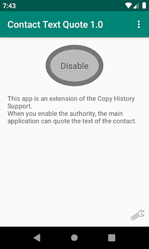 Contact Text Quote Screen 2