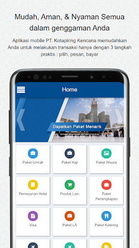 Android application Kotapiring Umrah screenshort