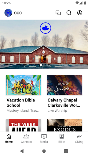 Android application Calvary Chapel Clarksville screenshort