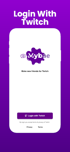 Android application Mybae: Twitch Followers & Chat screenshort