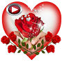 WAStickr animated Love Flowers
