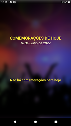 Android application Comemorações Brasileiras screenshort