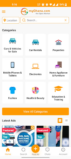myGhana.com Screen 2