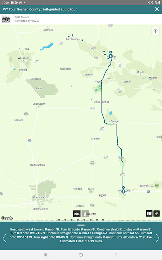Screenshot of Travel Wyoming