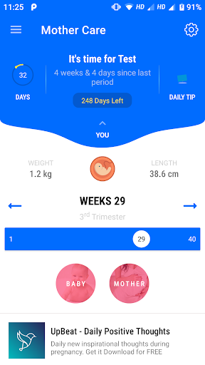 Pregnancy Week by Week Screen 2