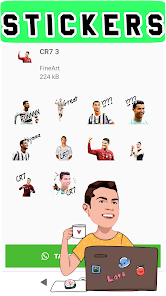 Captura de Pantalla 17 Cristiano Ronaldo Fans Sticker android