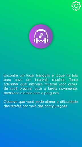 Visualização do aplicativo