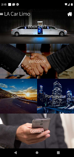 Android application LA Car Limo screenshort