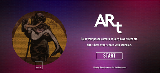 Android application AR Street Art screenshort