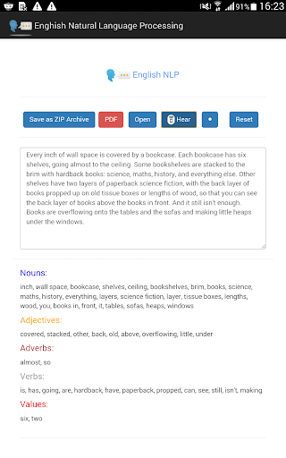 English Language Processing