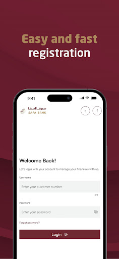 Android application SAFA Mobile screenshort