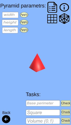Mathematical learning app Screen 2