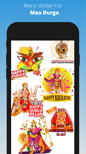 Android application happy navratri stickers WAStic screenshort