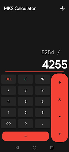 MKS Calculator Screen 2