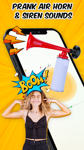 Captura de Pantalla 2 Haircut Prank, Air Horn Sound android