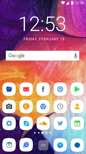 Theme for Samsung Galaxy A50 Screen 2