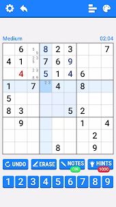 Sudoku Quebra-cabeça clássico
