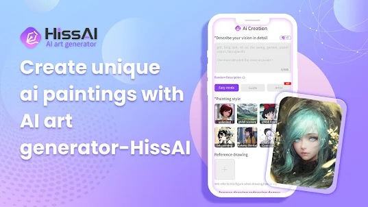 AI art generator-HissAI