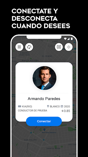 Android application Taxi Premium Conductor screenshort