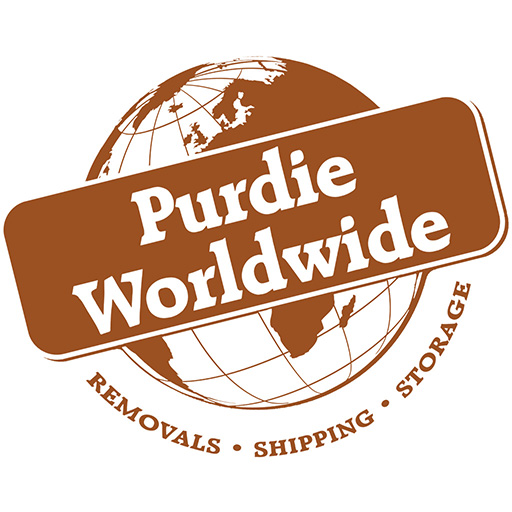 Purdie Worldwide Removals & St logo