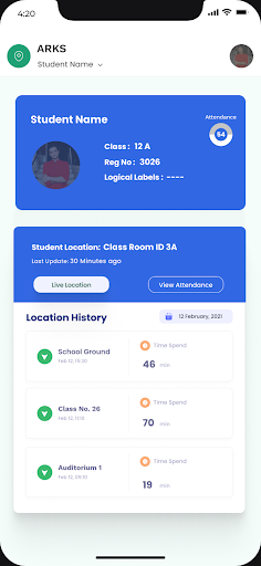 Android application ARKS TS screenshort