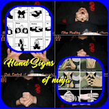 Hand Signs of ninja icon