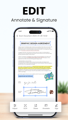 Screenshot of LightPDF Scanner: Scan & OCR