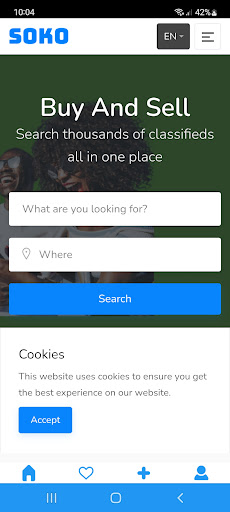 Android application SoKo - Marché du Cameroun screenshort