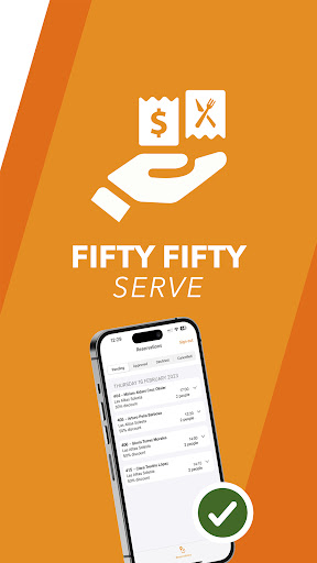 Android application Fifty Fifty Serve screenshort