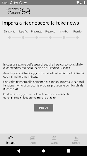Android application Reading Glasses screenshort