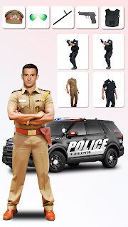 Men Police Suit Photo Editor