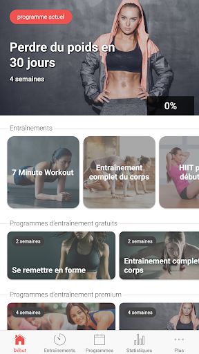 Aperçu de l'application