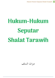 Hukum Seputar Shalat Tarawih